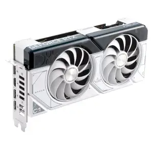 Видеокарта GF RTX 4070 Super 12GB GDDR6X Dual White Asus (DUAL-RTX4070S-12G-WHITE) UA