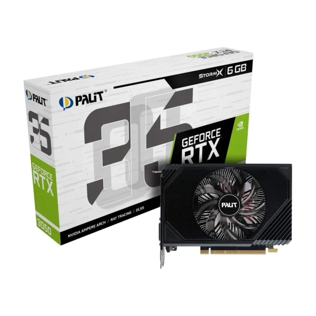 Відеокарта GF RTX 3050 6GB GDDR6 StormX Palit (NE63050018JE-1072F) UA