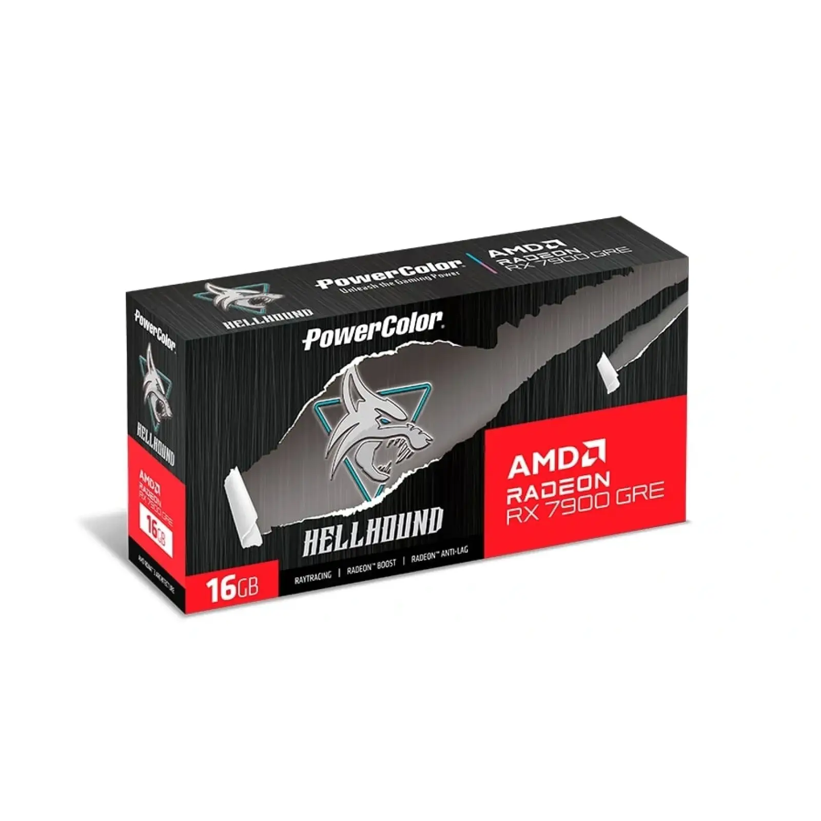 Видеокарта AMD Radeon RX 7900 GRE 16GB GDDR6 Hellhound PowerColor (RX 7900GRE-16G-L/OC) UA