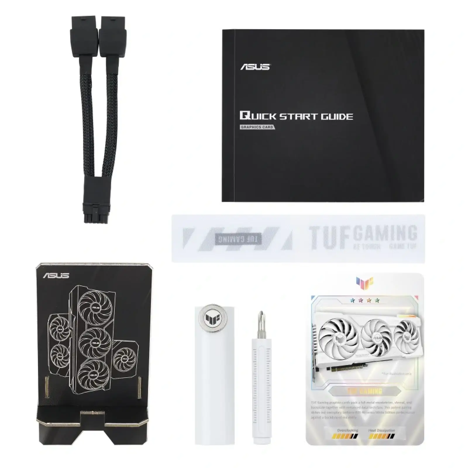 Видеокарта GF RTX 4070 Ti Super 16GB GDDR6X TUF Gaming OC White Asus (TUF-RTX4070TIS-O16G-WHITE-GAMING) UA