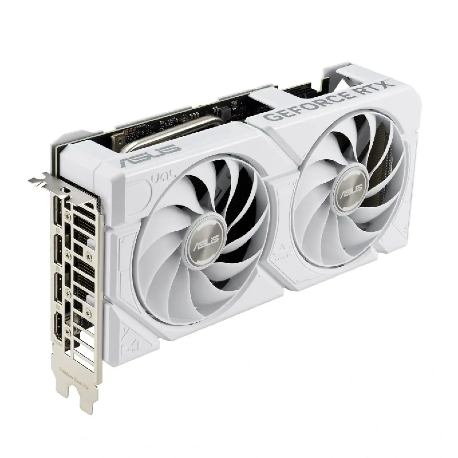 Видеокарта GF RTX 4070 Super 12GB GDDR6X Dual EVO White OC Asus (DUAL-RTX4070S-O12G-EVO-WHITE) UA