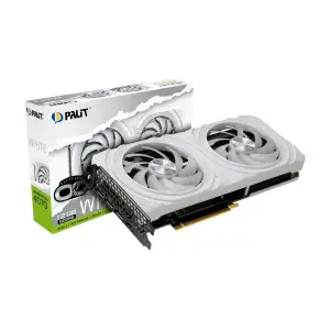 Видеокарта GF RTX 4070 12GB GDDR6 White OC Palit (NE64070S19K9-1048L) UA