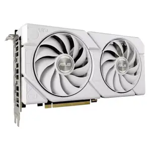Видеокарта GF RTX 4060 8GB GDDR6 Dual Evo White OC Asus (DUAL-RTX4060-O8G-EVO-WHITE) UA