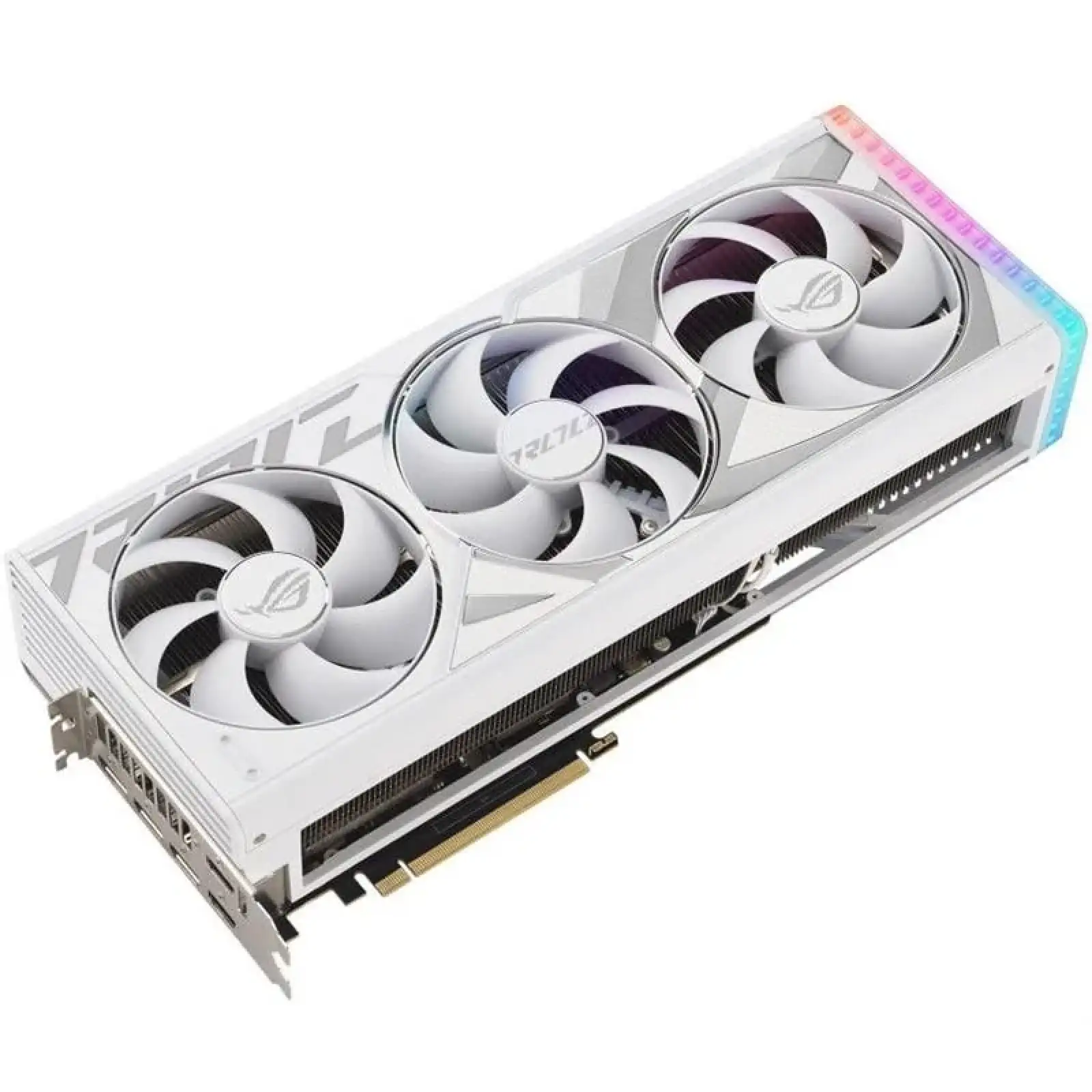 Видеокарта GF RTX 4080 Super 16GB GDDR6X ROG Strix Gaming OC White Asus (ROG-STRIX-RTX4080S-O16G-WHITE) UA