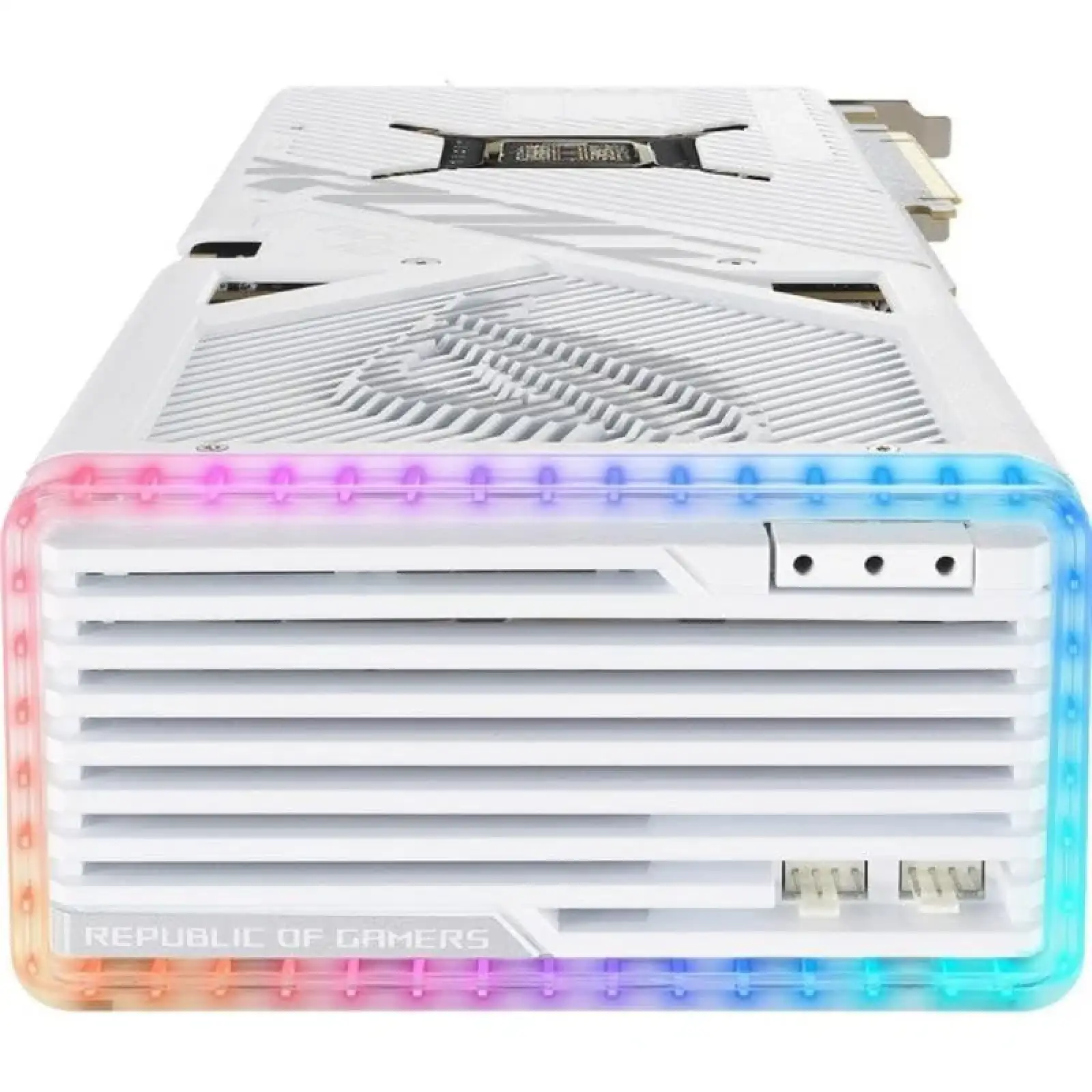 Видеокарта GF RTX 4080 Super 16GB GDDR6X ROG Strix Gaming OC White Asus (ROG-STRIX-RTX4080S-O16G-WHITE) UA