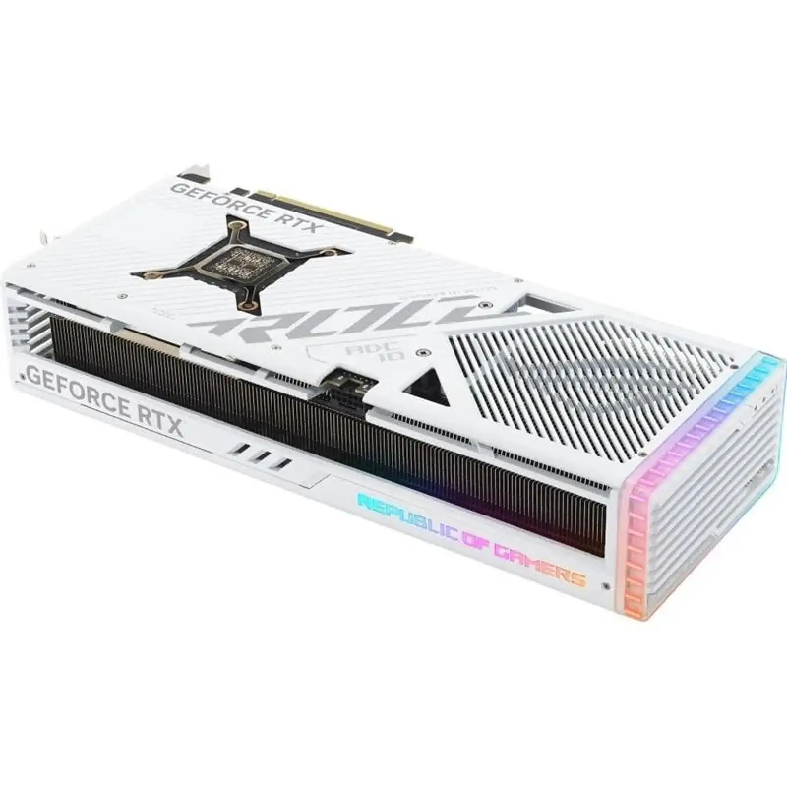 Видеокарта GF RTX 4080 Super 16GB GDDR6X ROG Strix Gaming OC White Asus (ROG-STRIX-RTX4080S-O16G-WHITE) UA