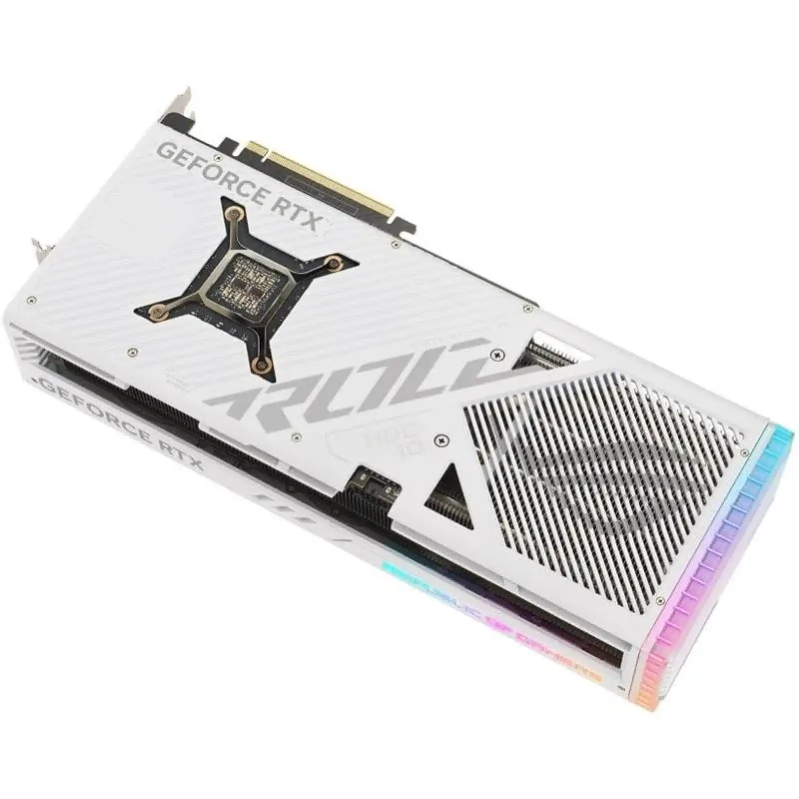 Видеокарта GF RTX 4080 Super 16GB GDDR6X ROG Strix Gaming OC White Asus (ROG-STRIX-RTX4080S-O16G-WHITE) UA