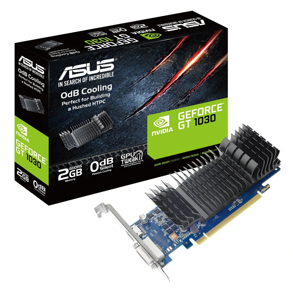 Відеокарта GF GT 1030 2GB GDDR5 Asus (GT1030-SL-2G-BRK) UA