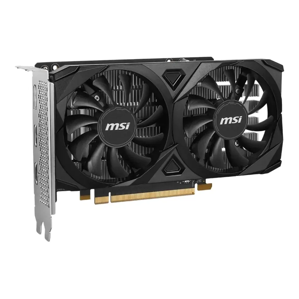 Відеокарта GF RTX 3050 6GB GDDR6 Ventus 2X E 6G OC MSI (GeForce RTX 3050 VENTUS 2X E 6G OC) UA