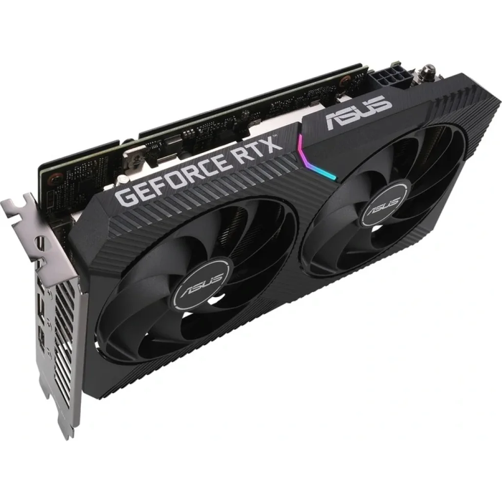 Відеокарта GF RTX 3060 12GB GDDR6 Dual OC V2 Asus (DUAL-RTX3060-O12G-V2) (LHR) UA