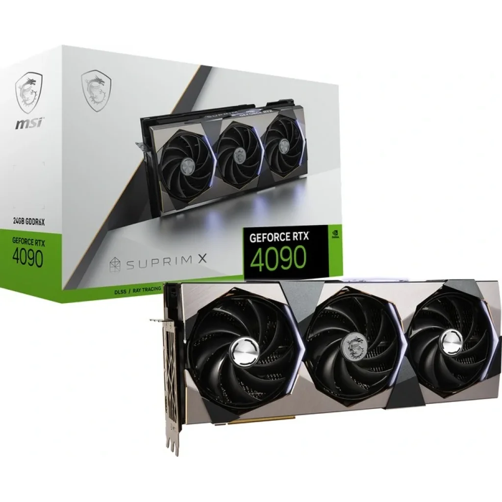 Видеокарта GF RTX 4090 24GB GDDR6X SUPRIM X MSI (GeForce RTX 4090 SUPRIM X 24G) UA