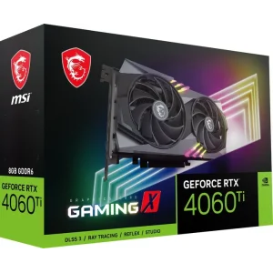 Видеокарта GF RTX 4060 Ti 8GB GDDR6 Gaming X MSI (GeForce RTX 4060 Ti GAMING X 8G) UA