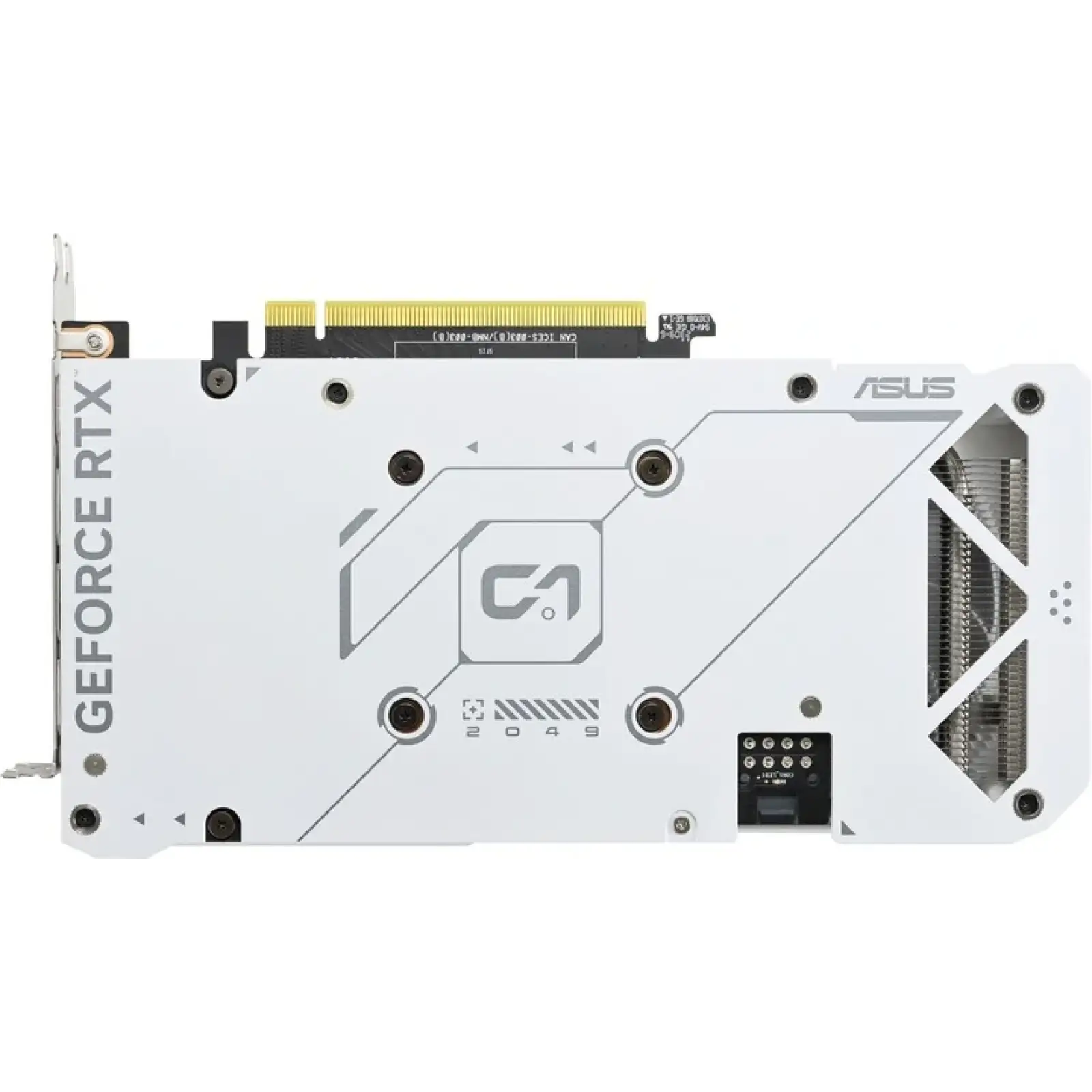 Видеокарта GF RTX 4060 Ti 8GB GDDR6 Dual OC White Asus (DUAL-RTX4060TI-O8G-WHITE) UA