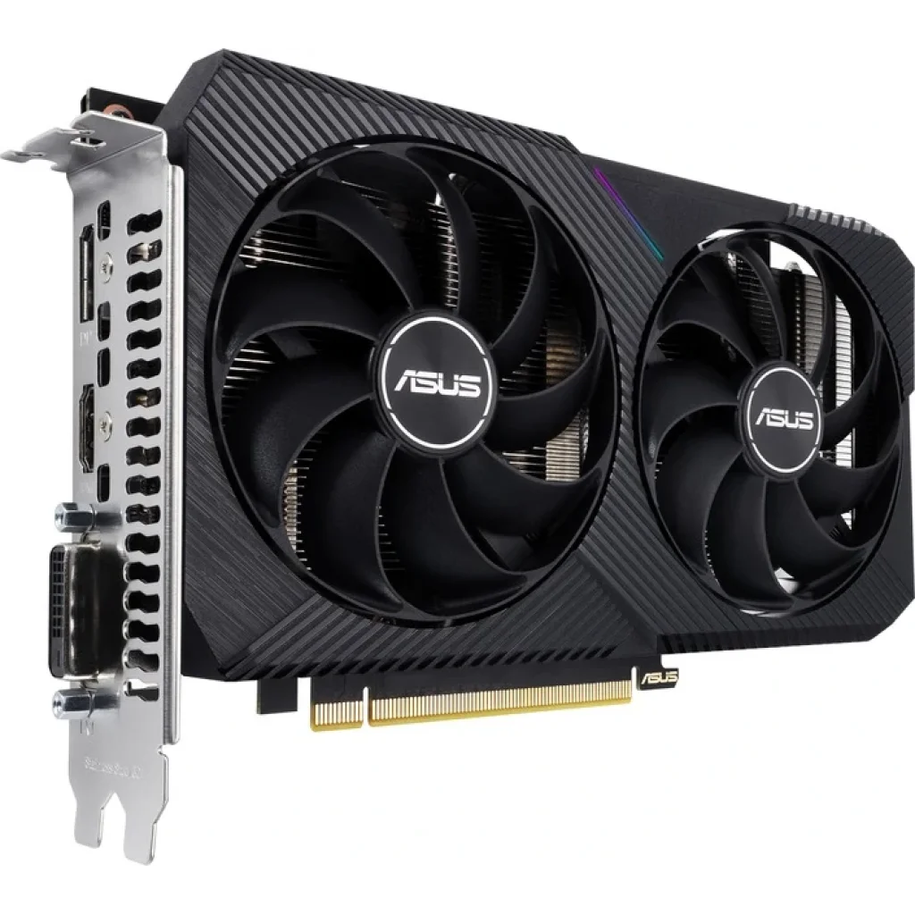 Відеокарта GF RTX 3050 8GB GDDR6 Dual OC V2 Asus (DUAL-RTX3050-O8G-V2) UA