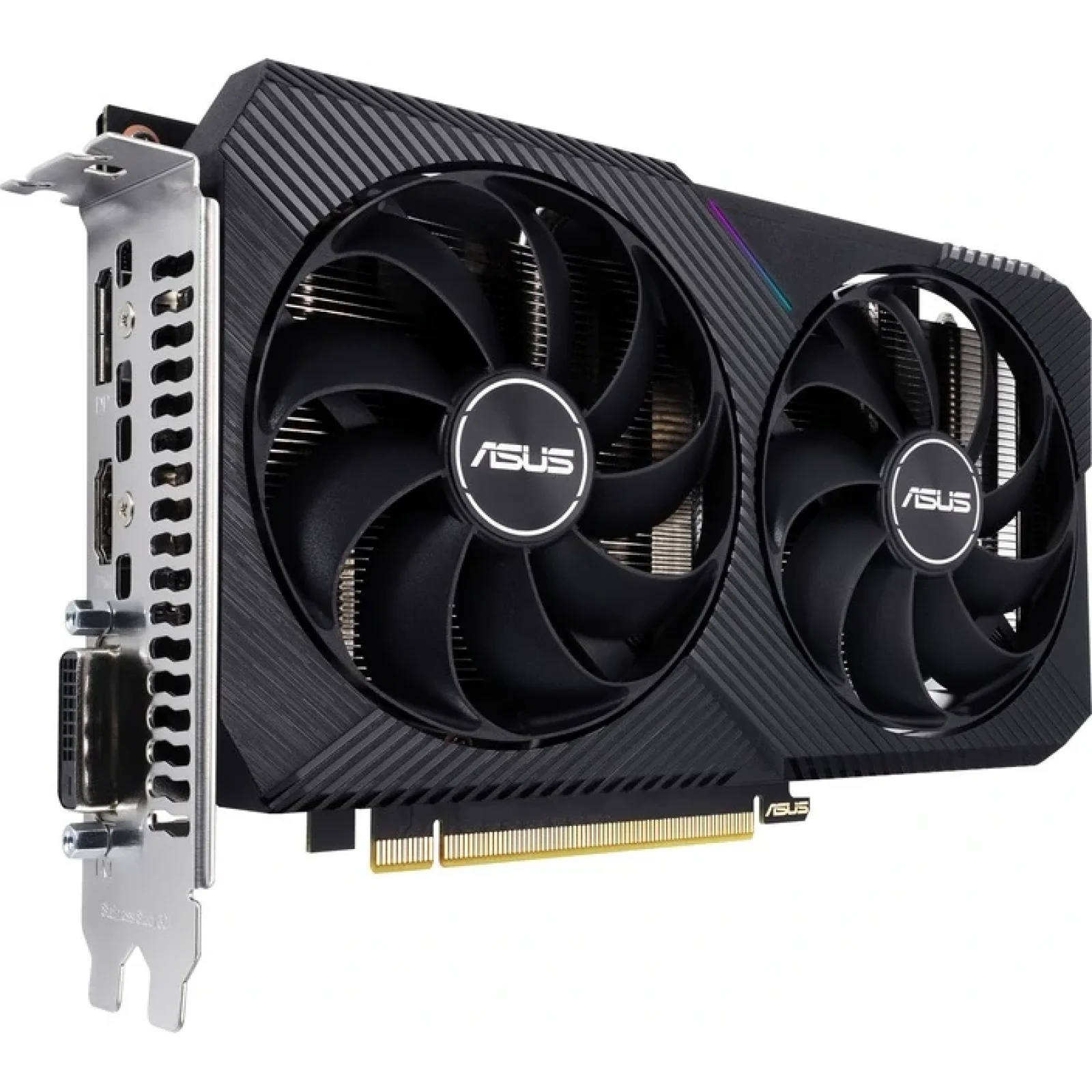 Видеокарта GF RTX 3050 8GB GDDR6 Dual OC V2 Asus (DUAL-RTX3050-O8G-V2) UA