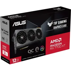 Відеокарта AMD Radeon RX 7700 XT 12GB GDDR6 TUF Gaming OC Asus (TUF-RX7700XT-O12G-GAMING) UA