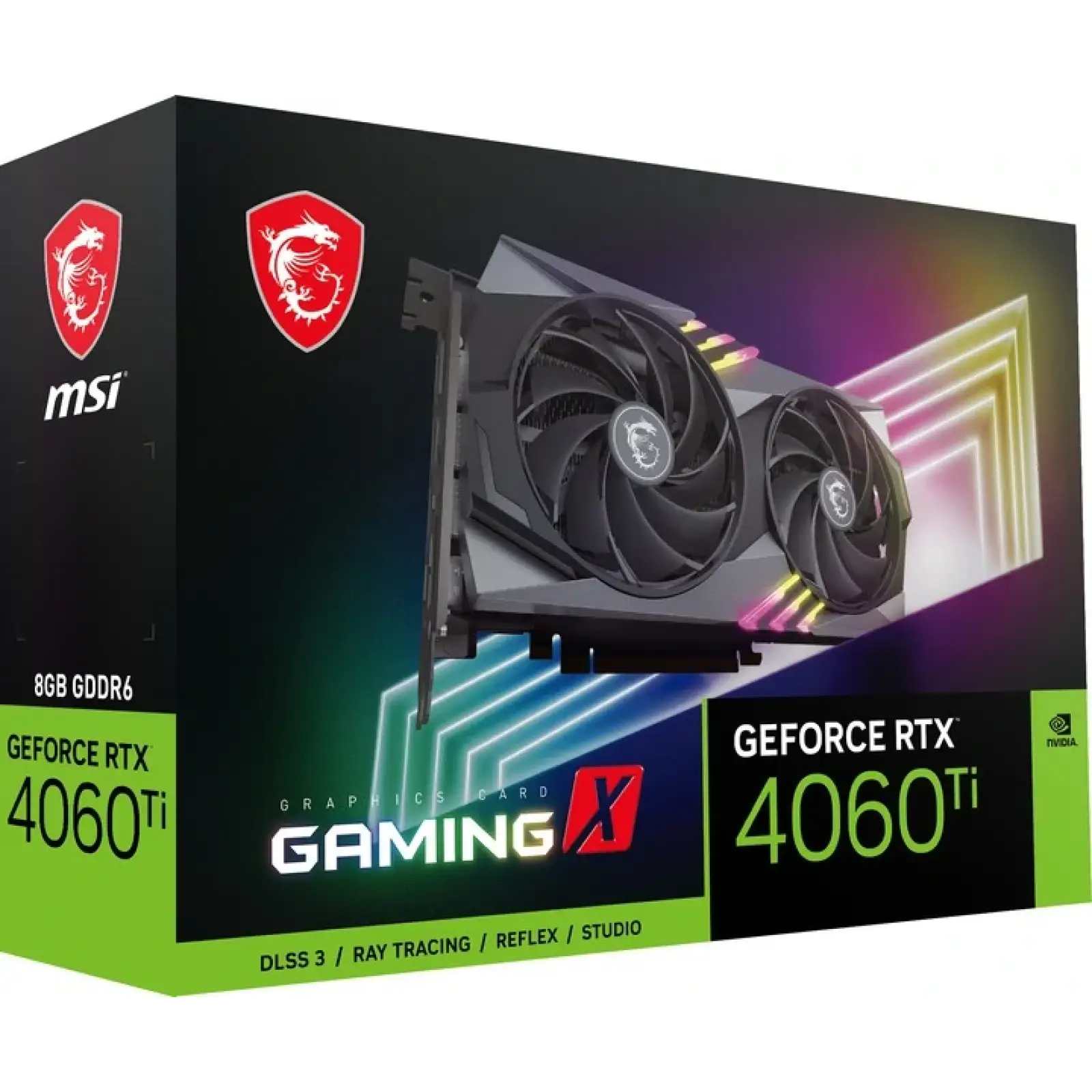 Видеокарта GF RTX 4060 Ti 8GB GDDR6 Gaming X Slim (GeForce RTX 4060 Ti GAMING X SLIM 8G) UA
