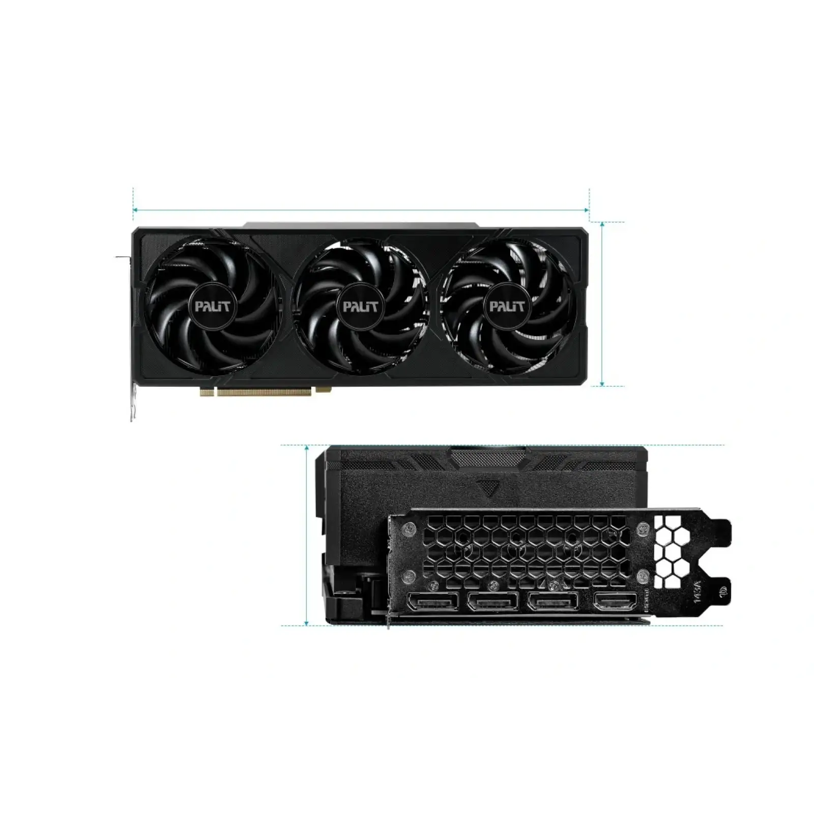 Відеокарта GF RTX 4080 Super 16GB GDDR6X JetStream OC Palit (NED408SS19T2-1032J) UA
