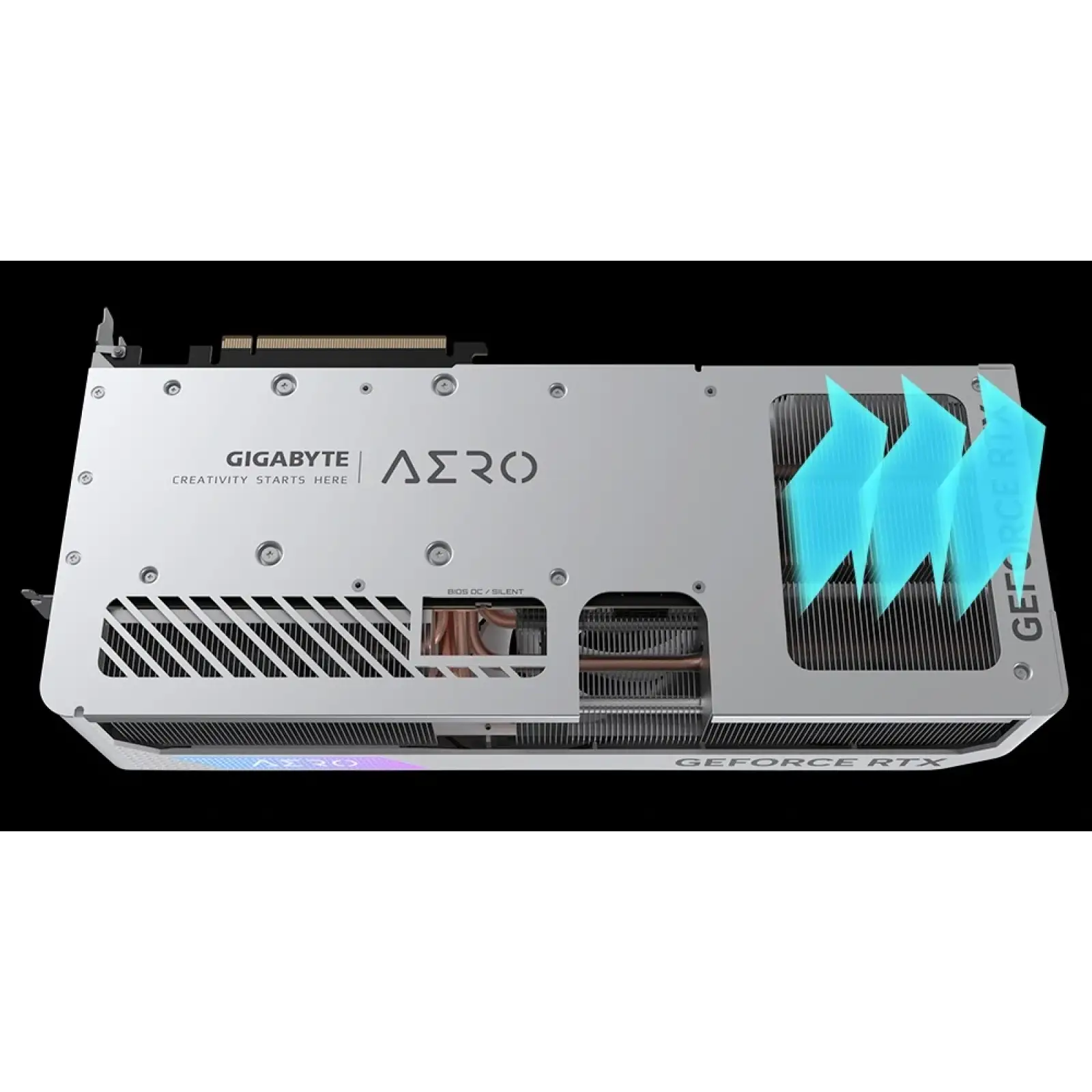 Відеокарта GF RTX 4080 Super 16GB GDDR6X Aero OC Gigabyte (GV-N408SAERO OC-16GD) UA