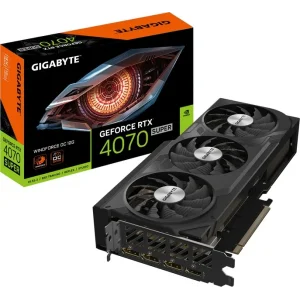 Видеокарта GF RTX 4070 Super 12GB GDDR6X Windforce OC Gigabyte (GV-N407SWF3OC-12GD) UA