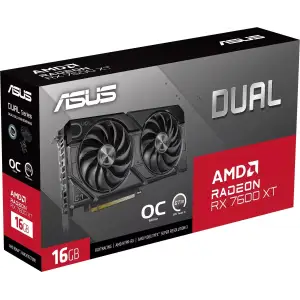 Відеокарта AMD Radeon RX 7600 XT 16GB GDDR6 Dual OC Asus (DUAL-RX7600XT-O16G) UA