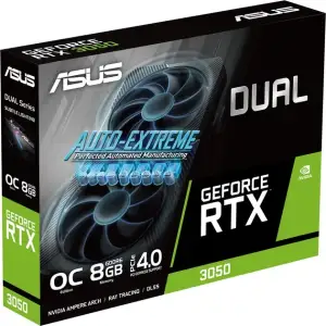 Відеокарта GF RTX 3050 8GB GDDR6 Dual V2 Asus (DUAL-RTX3050-8G-V2) UA