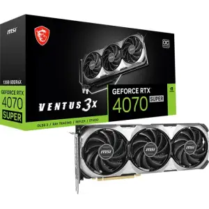 Відеокарта MSI GF RTX 4070 Super 12GB GDDR6X Ventus 3X OC (GeForce RTX 4070 SUPER 12G VENTUS 3X OC) UA
