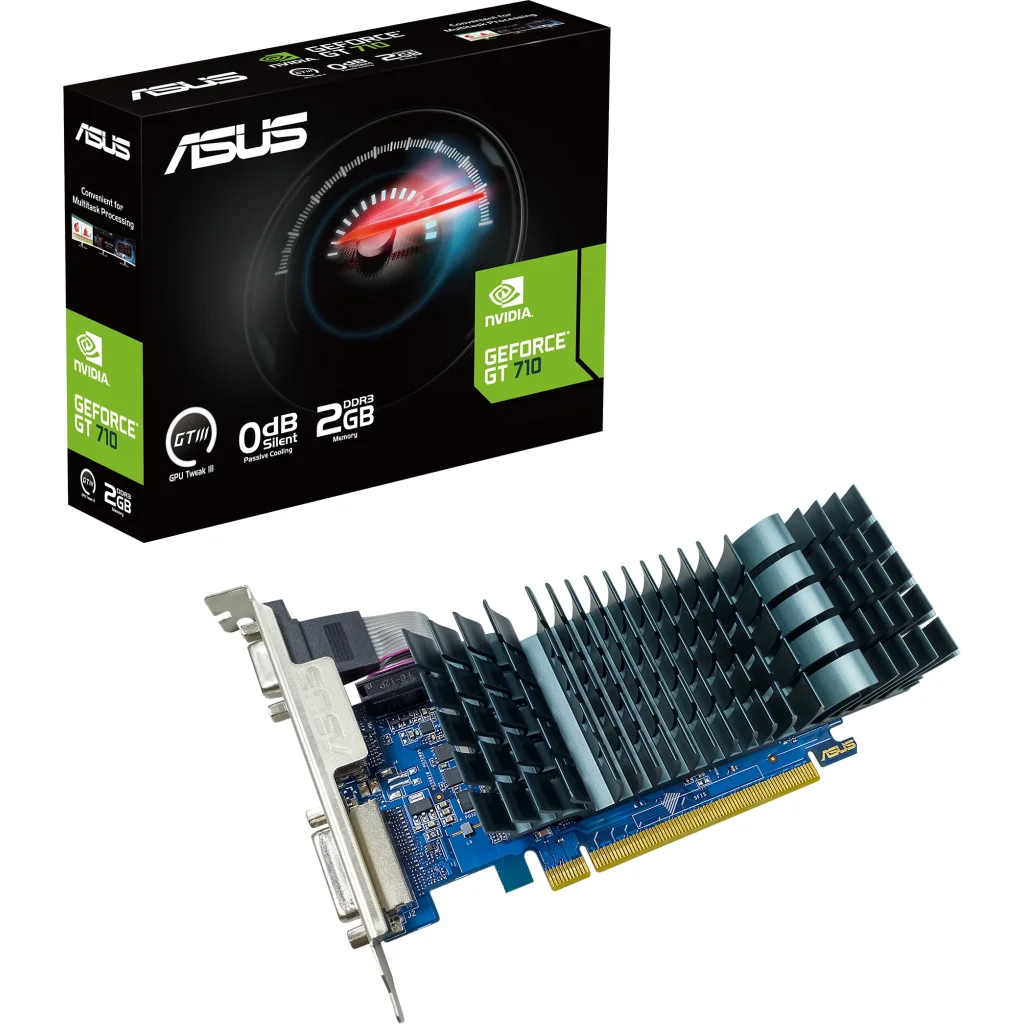 Видеокарта GF GT 710 2GB GDDR5 Evo Asus (GT710-SL-2GD5-BRK-EVO) UA