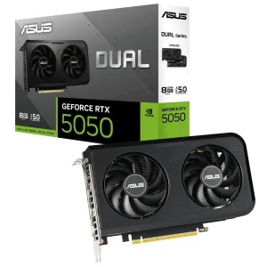 Видеокарта GF RTX 5050 8GB GDDR6 Dual OC Asus (DUAL-RTX5050-O8G) UA