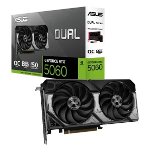 Видеокарта GF RTX 5060 8GB GDDR7 Dual OC Asus (DUAL-RTX5060-O8G) UA