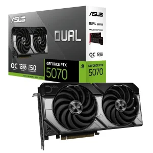 Відеокарта GF RTX 5070 12GB GDDR7 Dual OC Asus (DUAL-RTX5070-O12G) UA