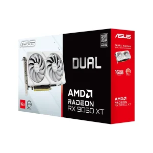 Відеокарта AMD Radeon RX 9060 XT 16GB (DUAL-RX9060XT-16G-WHITE) UA