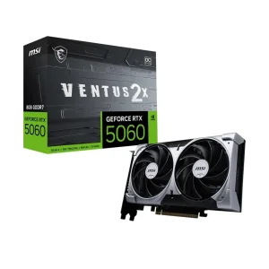 Відеокарта GF RTX 5060 8GB GDDR7 Ventus 2X OC MSI (GeForce RTX 5060 8G VENTUS 2X OC) UA