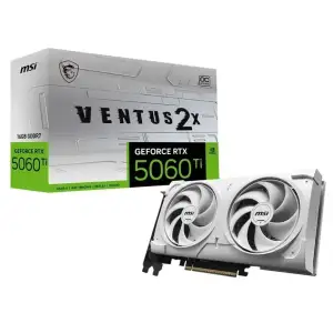 Видеокарта MSI GeForce RTX 5060 Ti 16G VENTUS 2X OC WHITE PLUS (G506T-16V2CWP)
