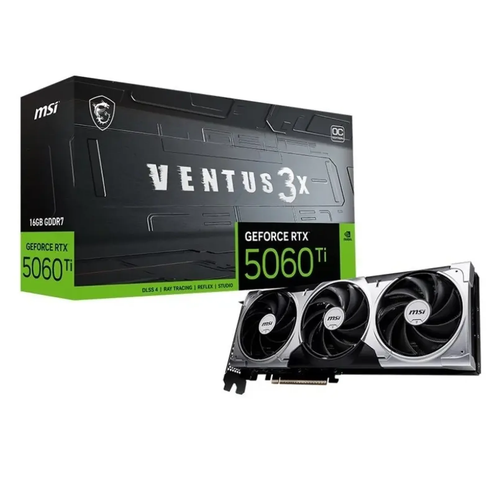 Видеокарта GF RTX 5060 Ti 16GB (GeForce RTX 5060 Ti 16G VENTUS 3X OC) UA