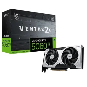 Видеокарта GF RTX 5060 Ti 8GB GDDR7 Ventus 2X OC Plus MSI (GeForce RTX 5060 Ti 8G VENTUS 2X OC PLUS) UA