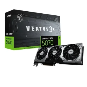Відеокарта GF RTX 5070 12GB GDDR7 Ventus 3X OC MSI (GeForce RTX 5070 12G VENTUS 3X OC) UA