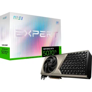 Видеокарта GF RTX 5070 Ti 16GB GDDR7 Expert OC MSI (GeForce RTX 5070 Ti 16G EXPERT OC) UA