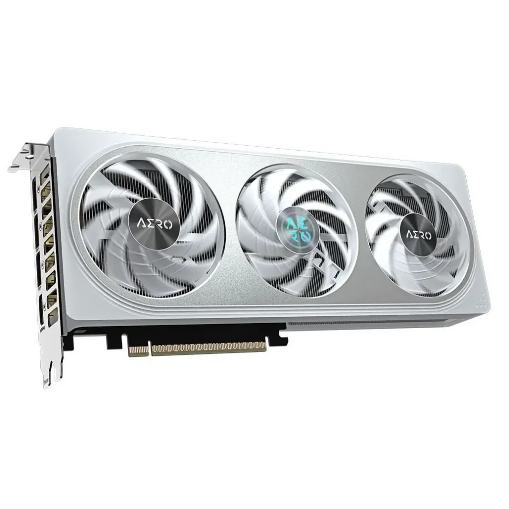Відеокарта GF RTX 5060 8GB GDDR7 Aero OC Gigabyte (GV-N5060AERO OC-8GD) UA