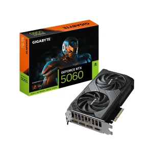 Видеокарта GF RTX 5060 8GB GDDR7 Windforce OC Gigabyte (GV-N5060WF2OC-8GD) UA