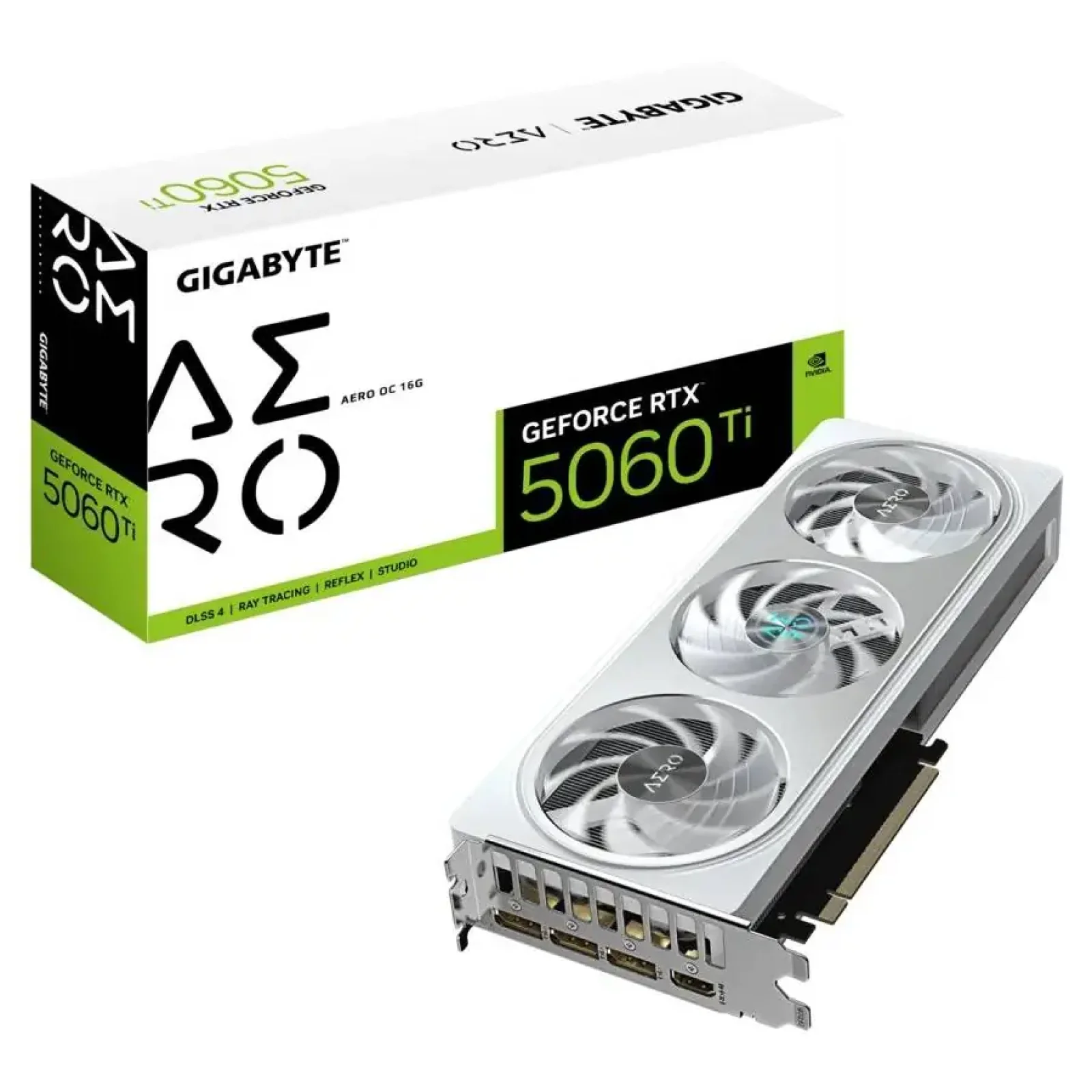 Видеокарта GF RTX 5060 Ti 16GB GDDR7 Aero OC Gigabyte (GV-N506TAERO OC-16GD) UA