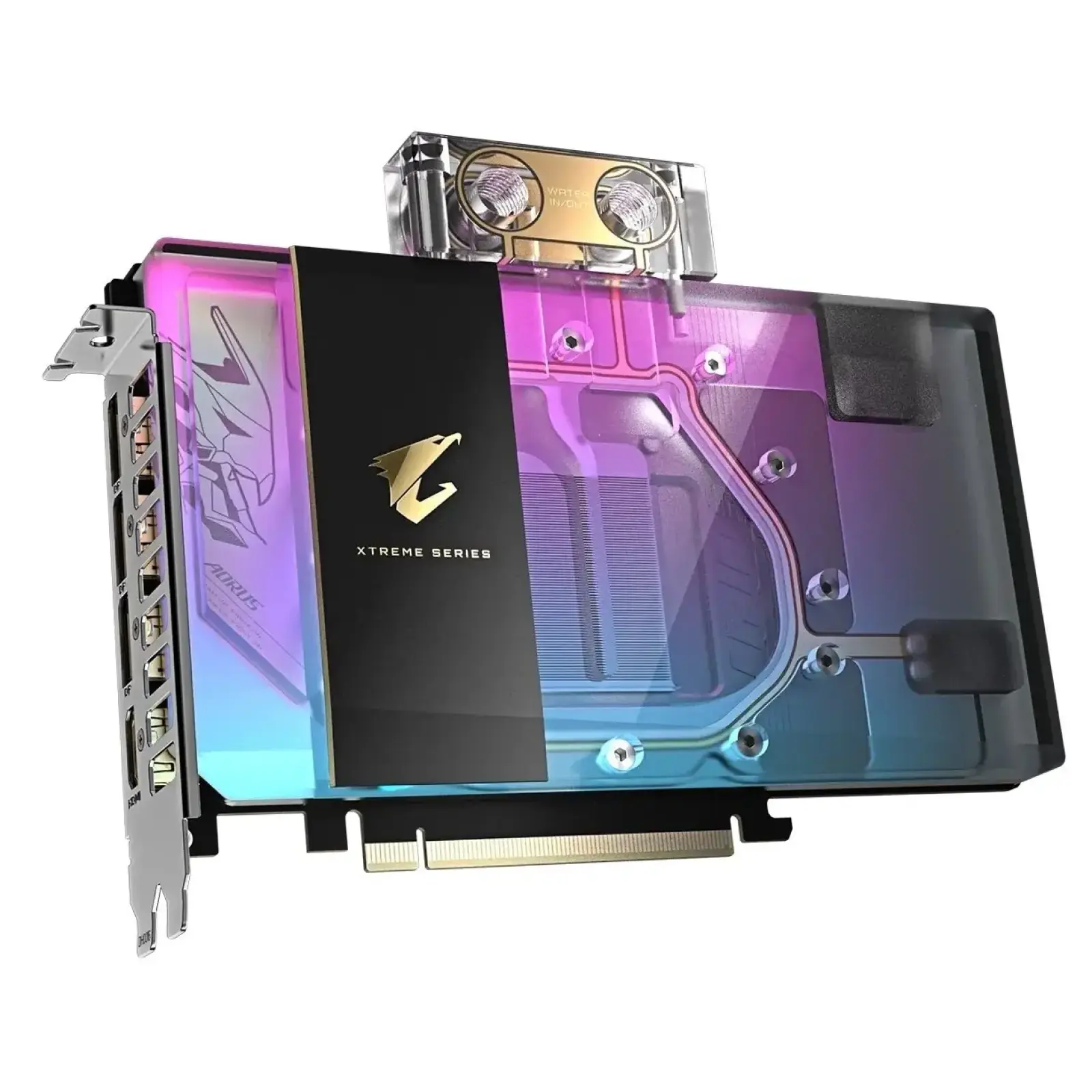 Видеокарта Gigabyte GeForce RTX 5080 AORUS XTREME WATERFORCE WB 16G (GV-N5080AORUSX WB-16GD) UA