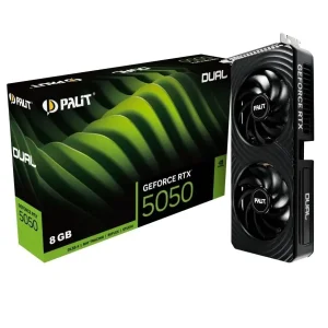 Видеокарта GF RTX 5050 8GB GDDR6 Dual Palit (NE65050019P1-GB2070D) UA