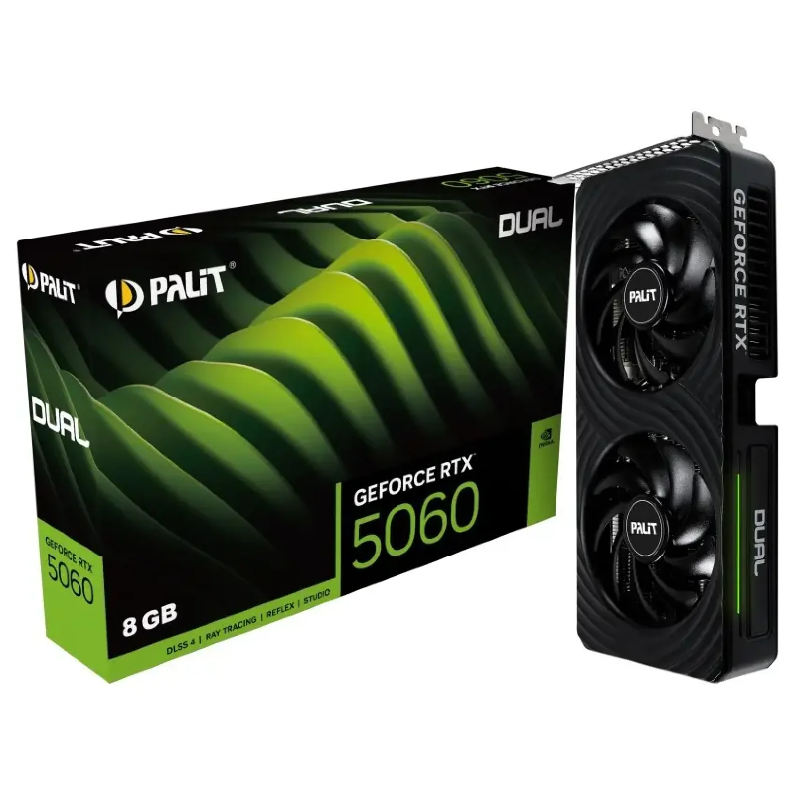Відеокарта GF RTX 5060 8GB GDDR7 Dual Palit (NE75060019P1-GB2063D) UA