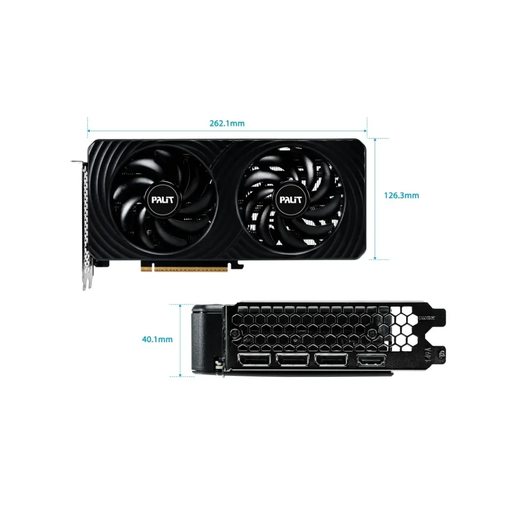 Відеокарта GF RTX 5060 8GB GDDR7 Dual Palit (NE75060019P1-GB2063D) UA