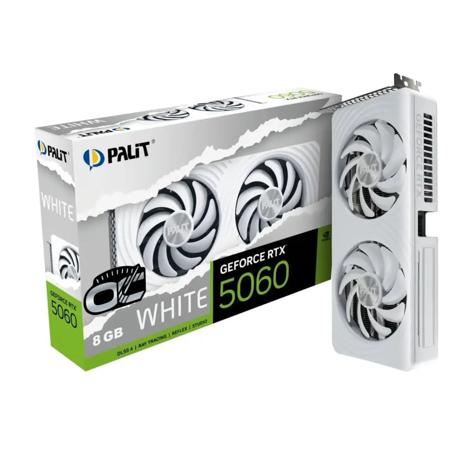 Виеокарта Palit GeForce RTX 5060 8GB White (NE75060U19P1-GB2063M) UA