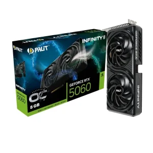 Видеокарта GF RTX 5060 8GB GDDR7 Infinity 2 OC Palit (NE75060V19P1-GB2063L) UA