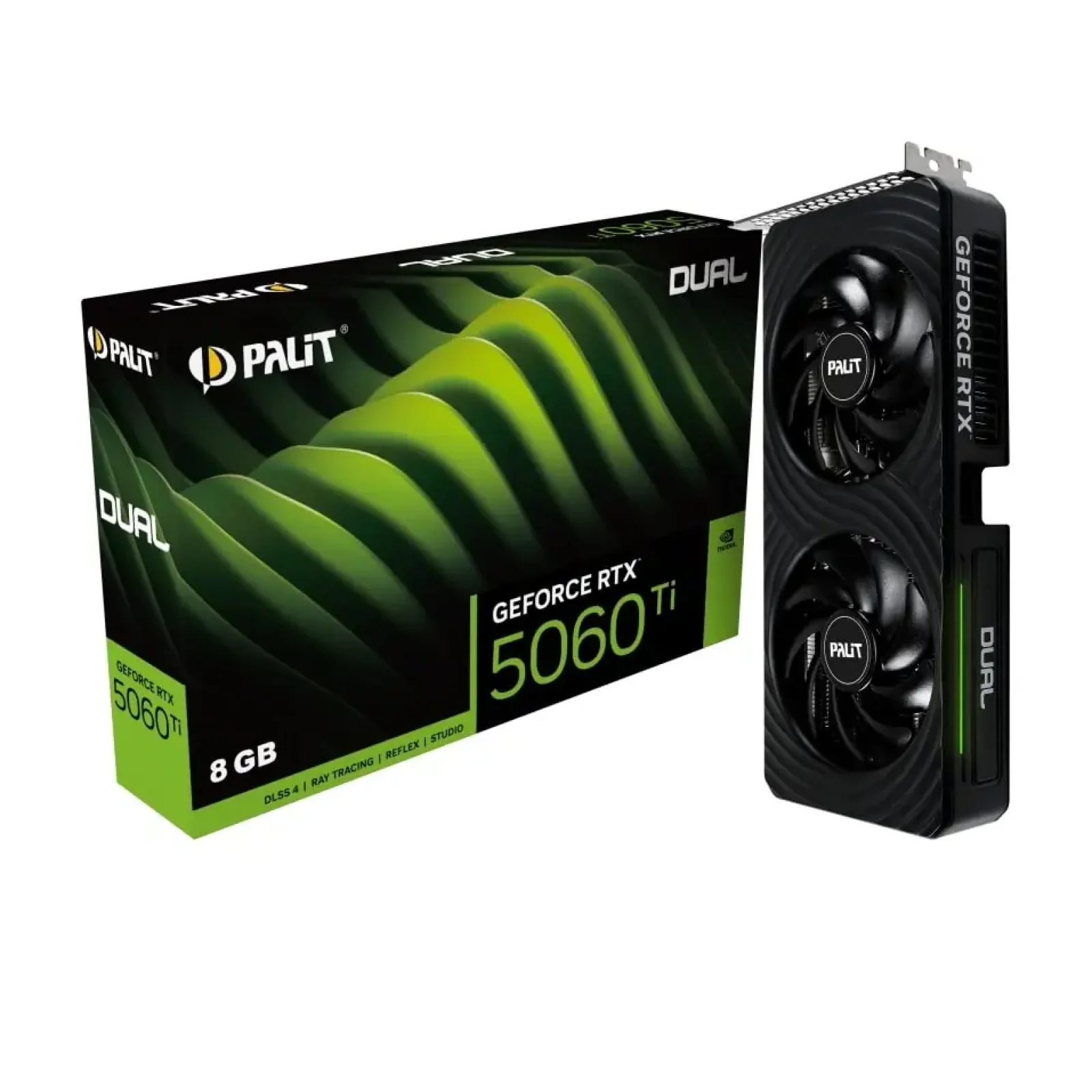 Видеокарта GF RTX 5060 Ti 8GB GDDR7 Dual Palit (NE7506T019P1-GB2062D) UA