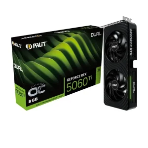 Видеокарта GF RTX 5060 Ti 8GB GDDR7 Dual OC Palit (NE7506TT19P1-GB2062D) UA