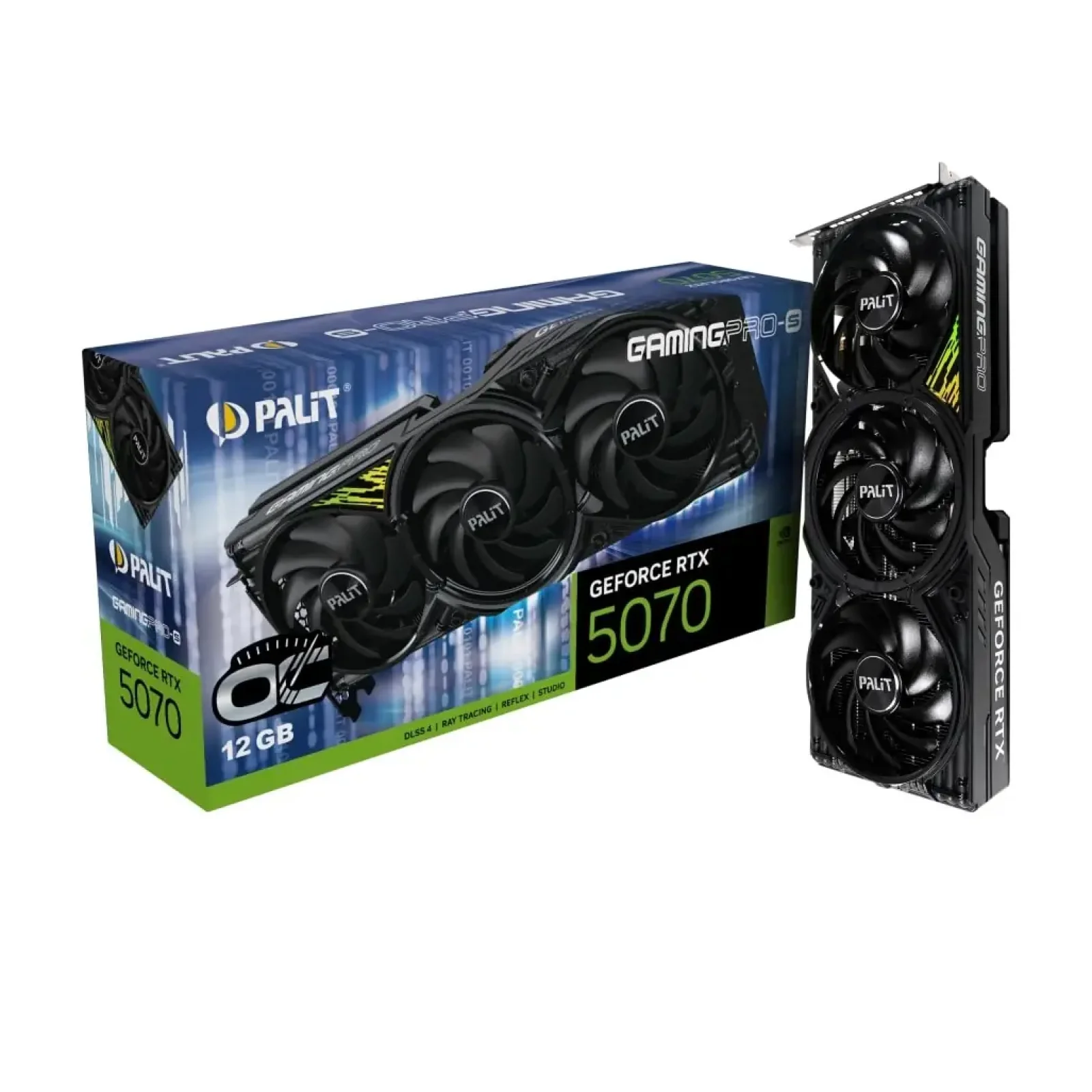 Видеокарта GF RTX 5070 12GB GDDR7 GamingPro-S OC Palit (NE75070T19K9-GB2050U) UA